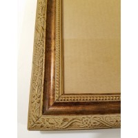 8x10 Picture Photo Frame Ornate Wood Brown Gold   332613915282